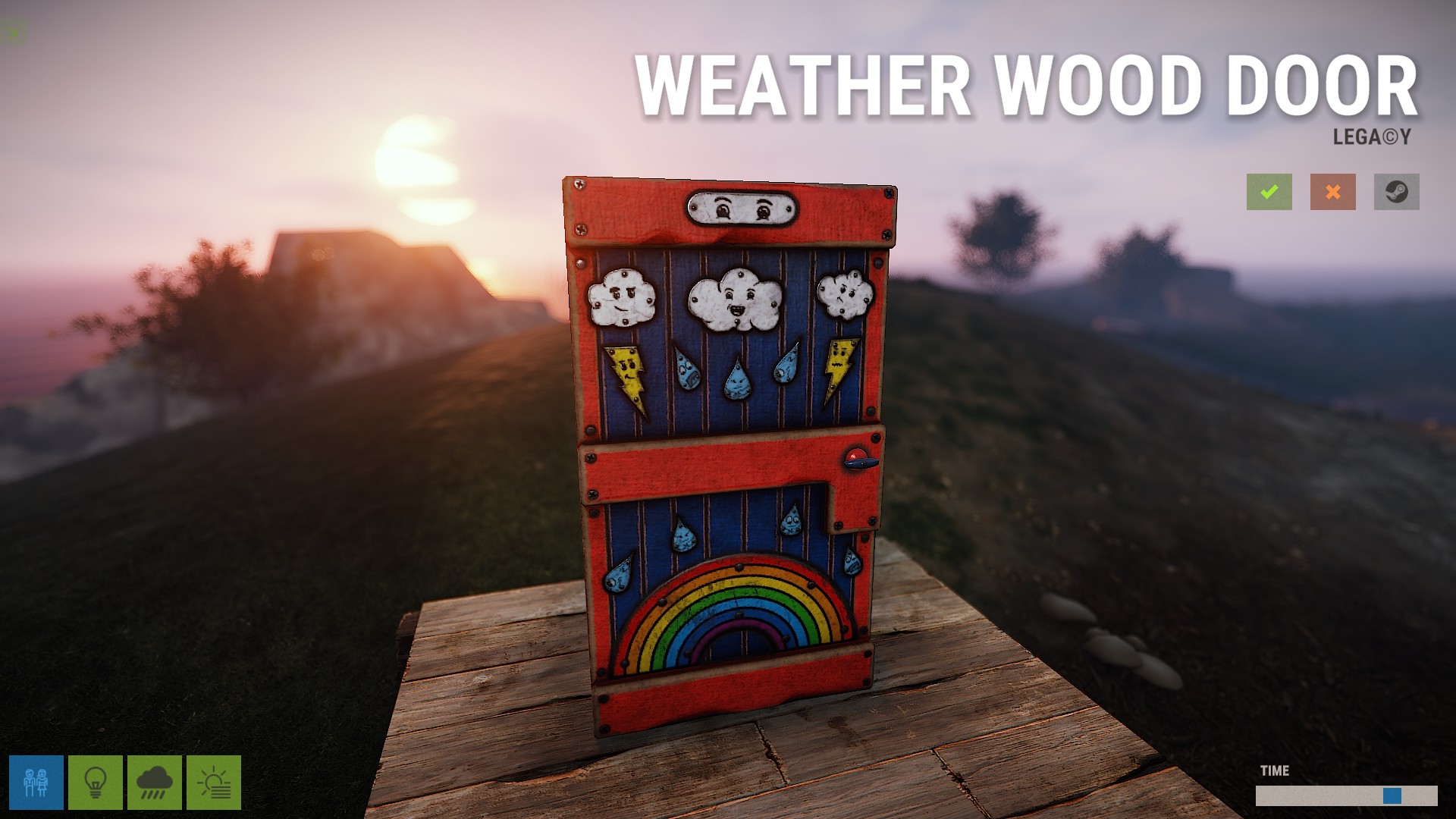 Weather Wood Door thumbnail 2