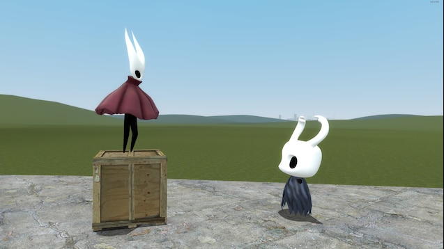 Meeting Hornet. Rendered in Garry's Mod with the help of Photoshop :  r/HollowKnight