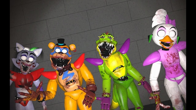 Download All your favourite FNaF characters in one image!