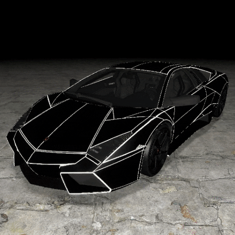 Steam Workshop::TRON Lamborghini Reventon (glow in the dark!)