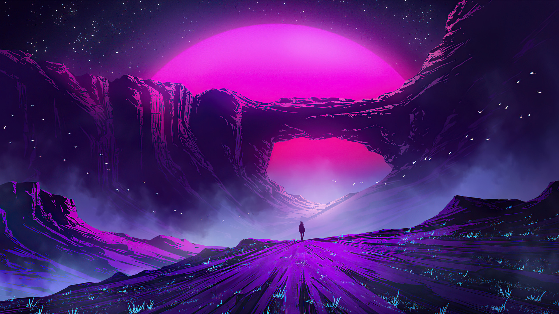 Space is beautiful wallpaper engine. Космос арт. Фиолетовые арты. Фэнтези природа. Фиолетовый пейзаж арт