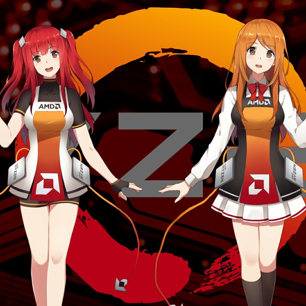 AMD Ryfa & ZENKA wallpaper 4k