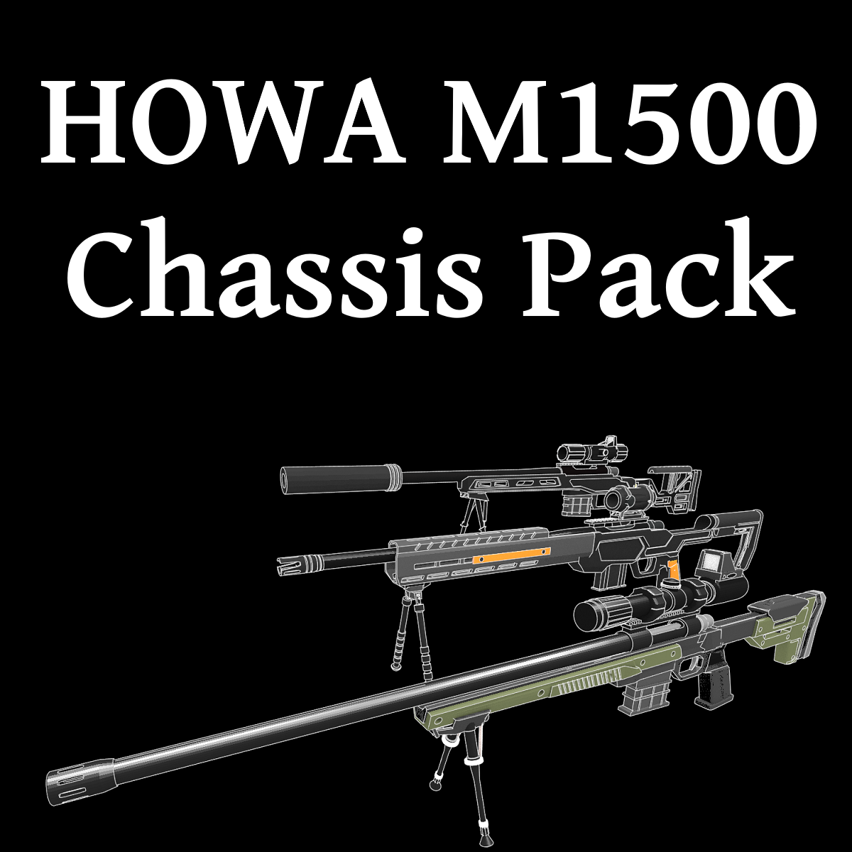 Steam Workshop Howa M1500 Chassis Pack