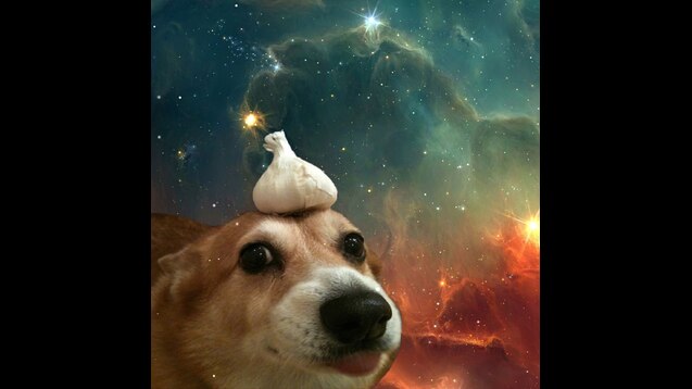 Steam Workshop::Space Nebula Dog Garlic