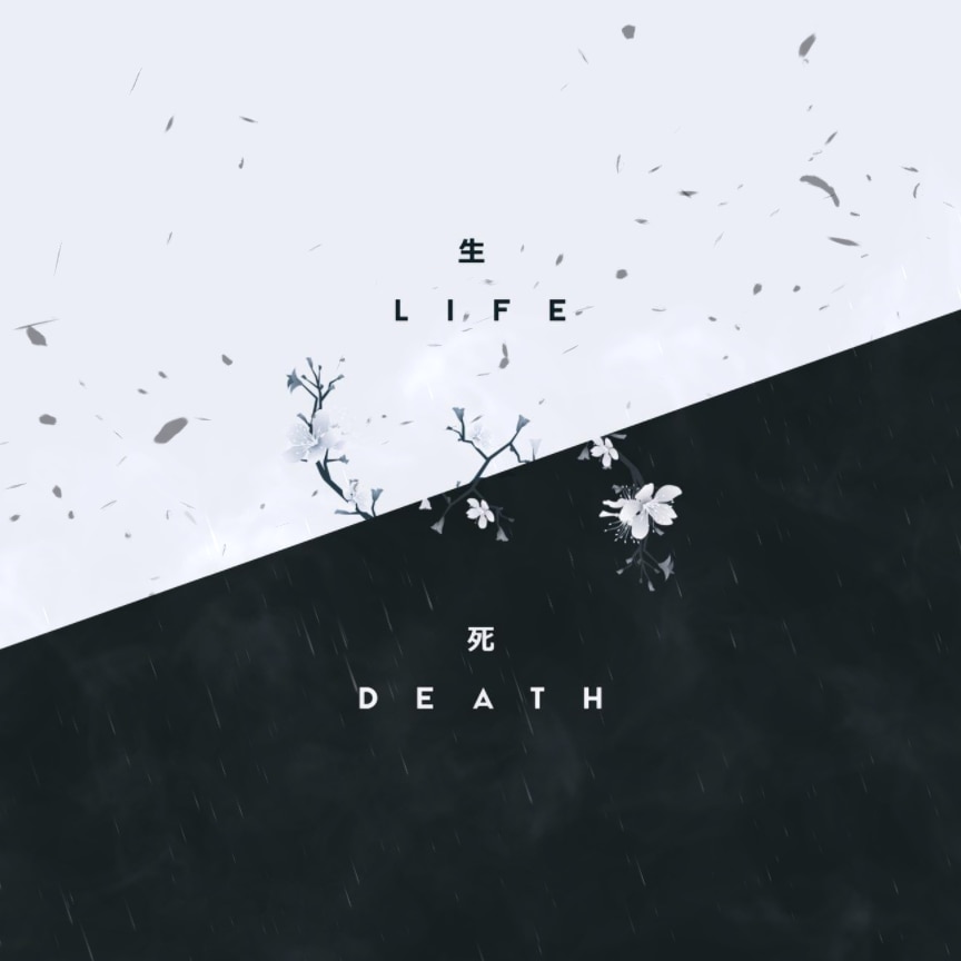 Life // Death Japanese Happy // Sad // Rain // Petals // Black and White