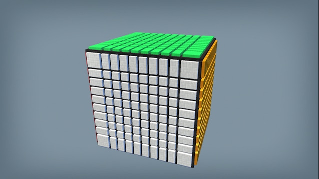 GIANT 10x10 Rubik's Cube Full Solve! 