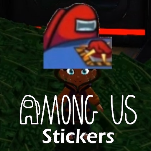 Among us stickers in the stickers shop. Love this! (Sticker Shop