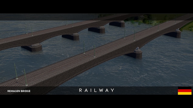 Steam Workshop Railway Remagen Viaduct Pack Wooden Ties