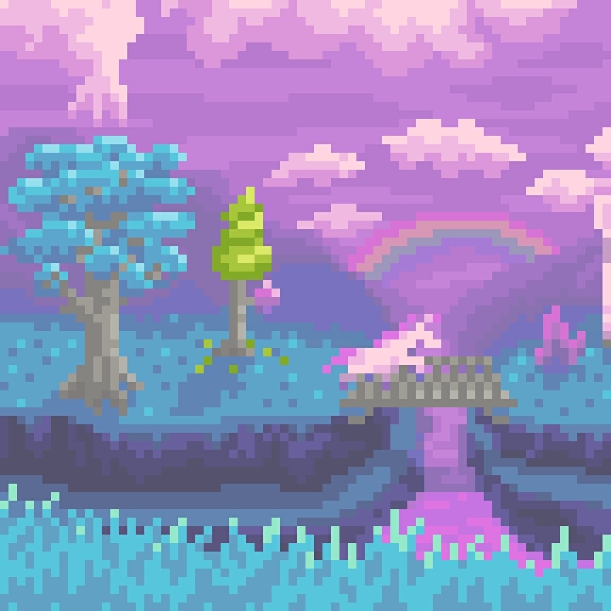 Terraria Hallow : Pixel Art