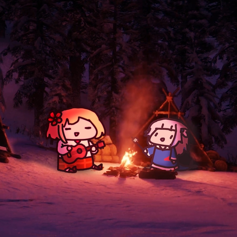 hololive EN: Camping Night with Gawr Gura & Watson Amelia