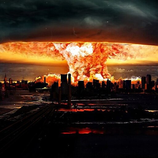 Монтер конец света. Ядерный взрыв. Взрыв конец света. Ядерная ночь.
