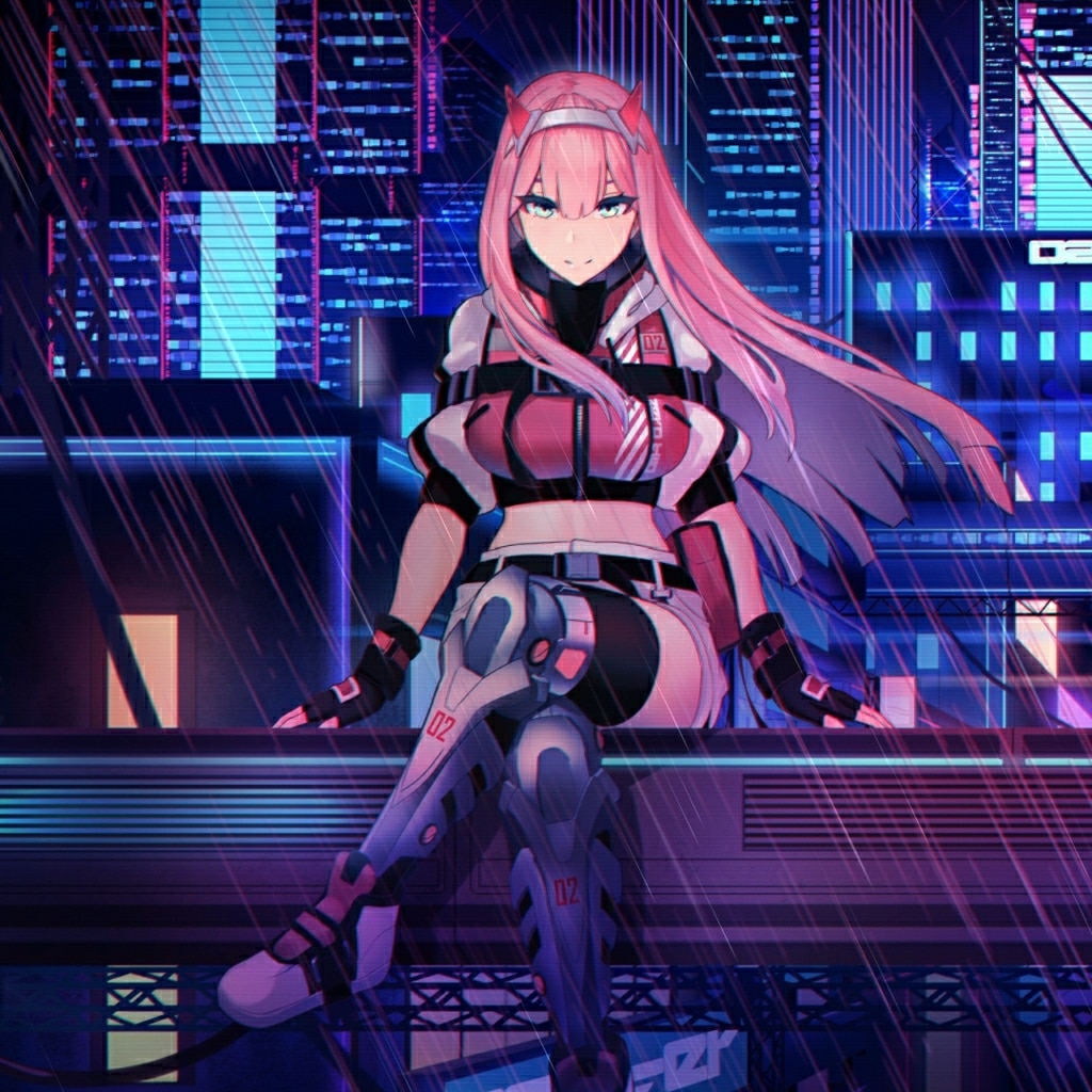 ZeroTwo Cyberpunk Rain