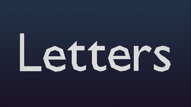 Steam Workshop::Just Letters