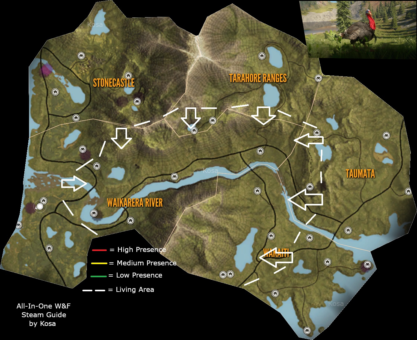 The Hunter Call Of The Wild Mapa