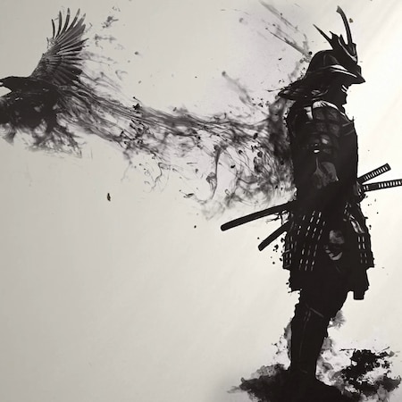 samurai and raven | Wallpapers HDV