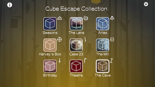 Cube escape steam