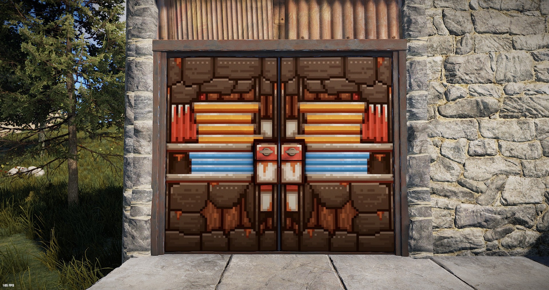 Pixel Metal Double Door thumbnail 3