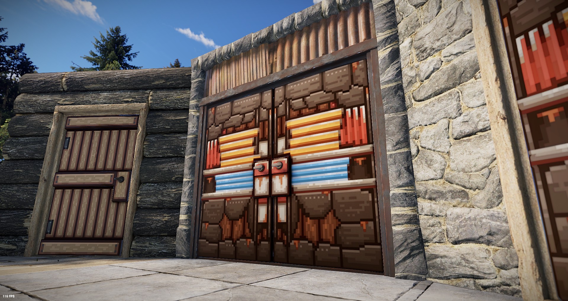 Pixel Metal Double Door thumbnail 4