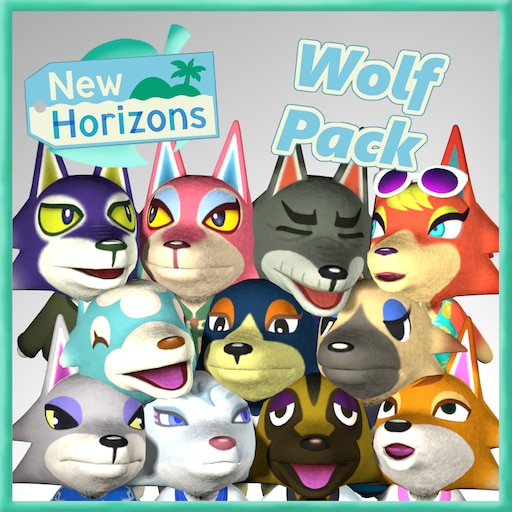 Steam Workshop::Wolf Pack (Animal Crossing: New Horizons)