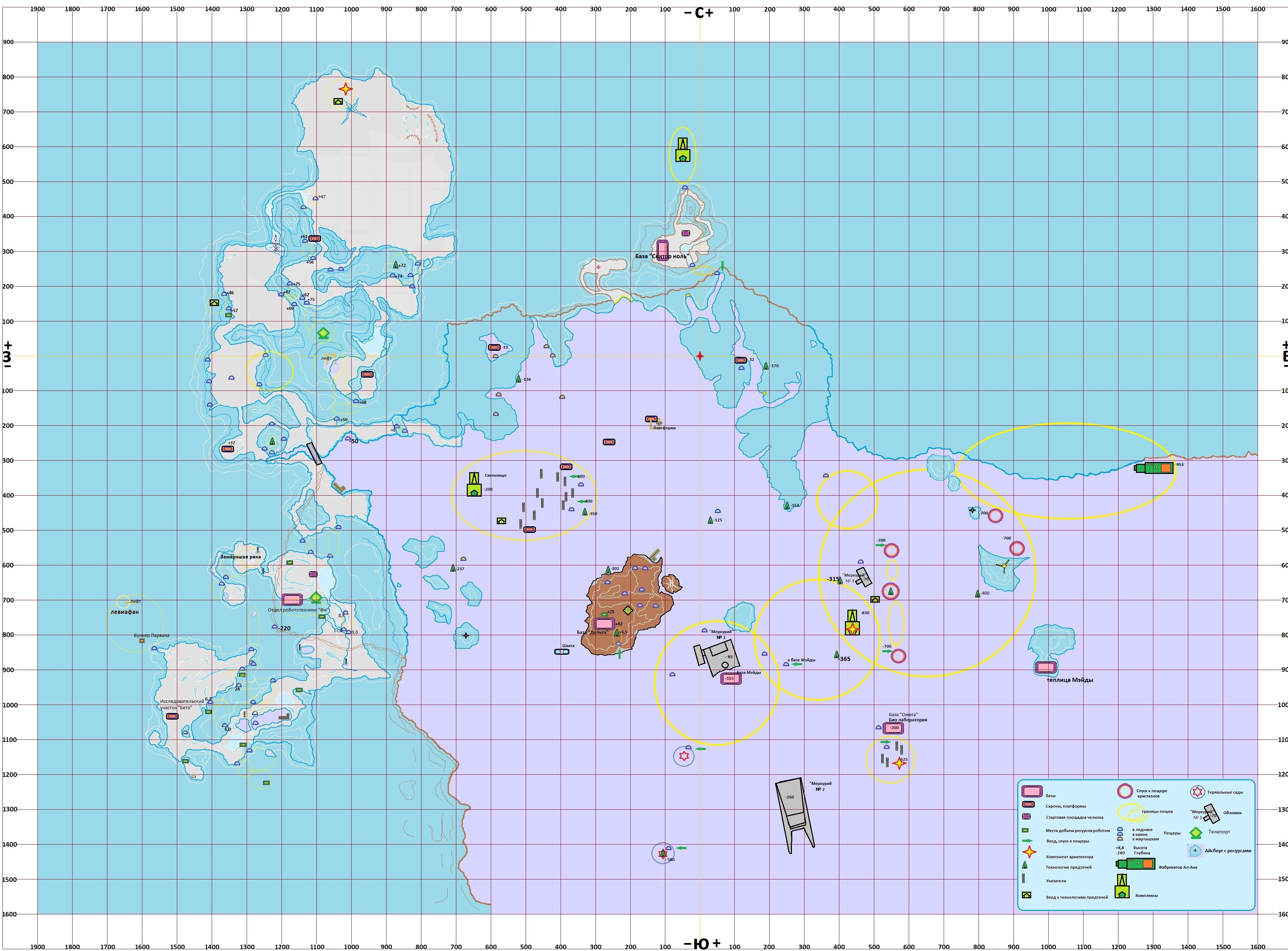 Сабнафтика белоу зеро карта