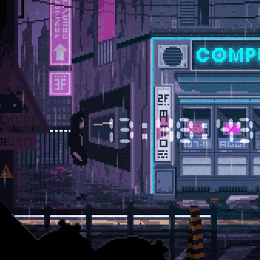Steam Workshop::Cyberpunk Pixel City