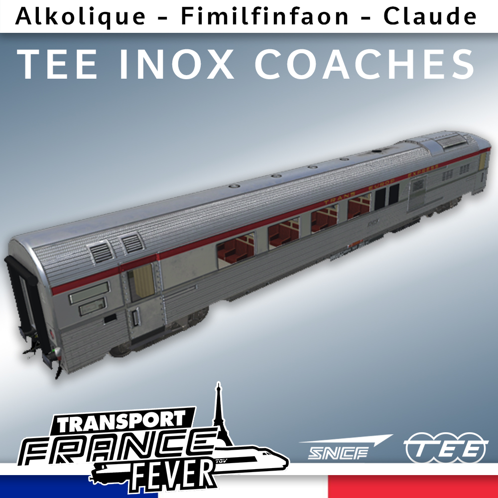 Workshop di Steam::SNCF TEE Inox Mistral & PBA coaches