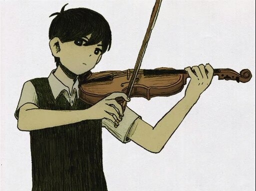 Омори песня. Санни Омори со скрипкой. Omori. Санни играет на скрипке. Омори финал.