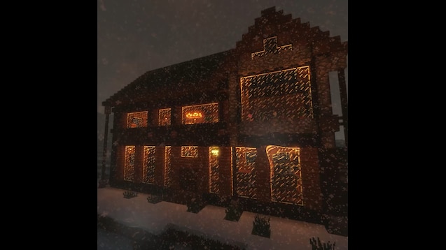 Steam Workshop Minecraft 雪中小屋 一昼夜循环