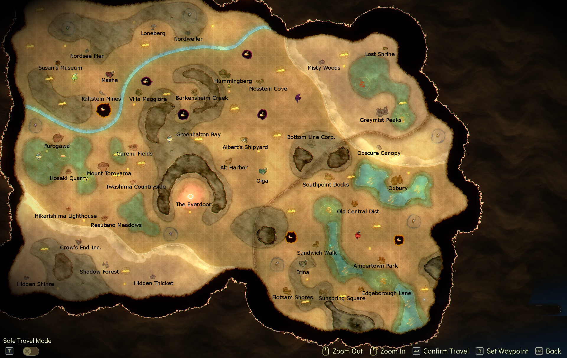 Steam Community Guide Spiritfarer Map And Locations