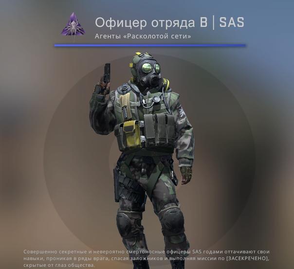 Офицер отряда B | SAS