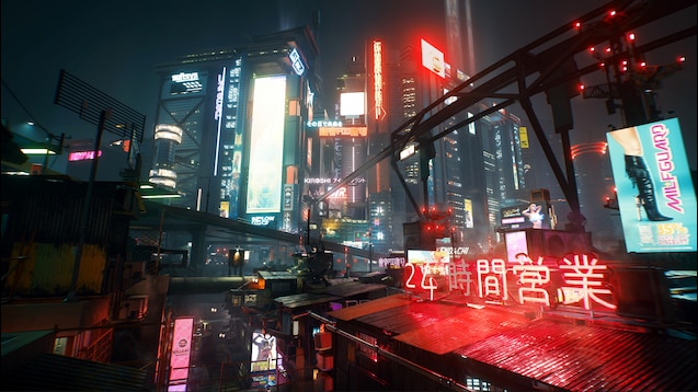 Steam Workshop::cyberpunk-neon-city-animated-wallpaper