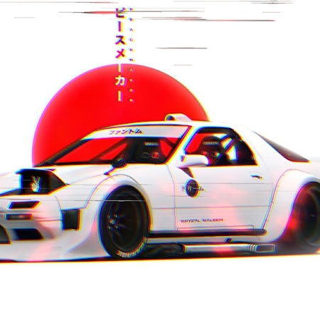 VHS JDM CAR (Custom RX7) | Wallpapers HDV