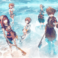 Sora, Kairi & Riku All Generations - Kingdom Hearts