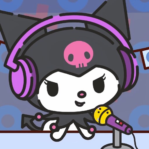 Steam Workshop Kuromi with Headphones Hello Kitty and Friends