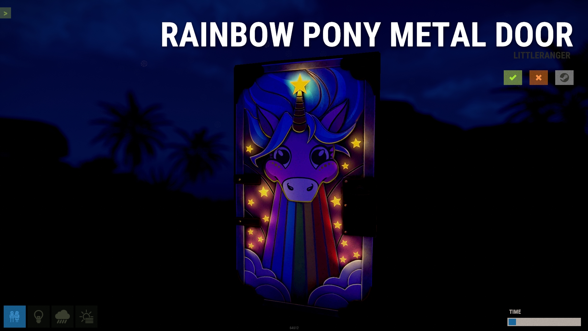 Rainbow Pony Metal Door thumbnail 6