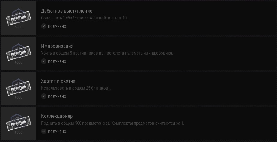 Таблицы опыта и миссии Survivor Pass: Crazy Night