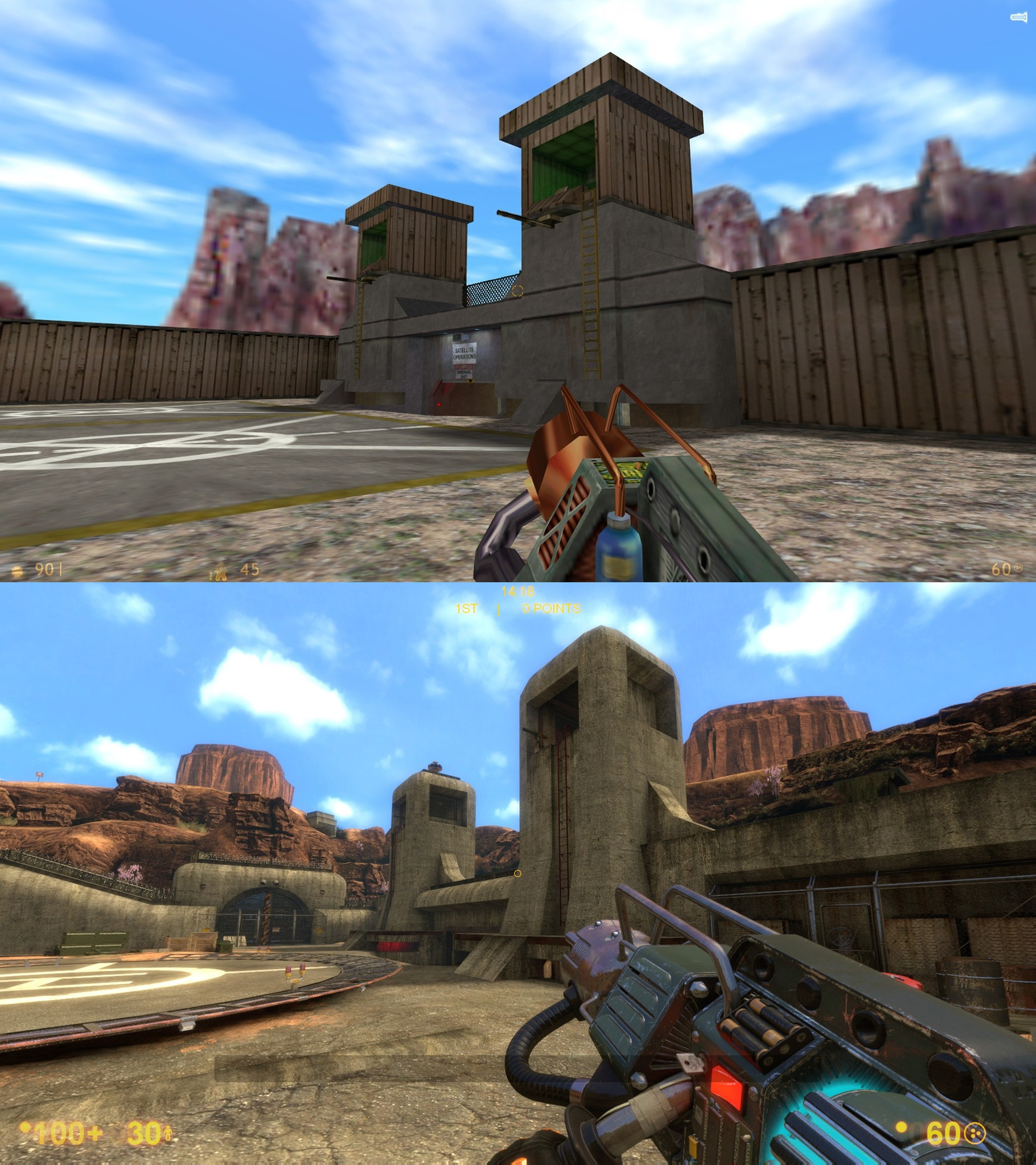 Half life оригинал. Half Life 1 vs Black Mesa. Black Mesa hl1. Half Life 1998. Халф лайф 1 Блэк Меса.