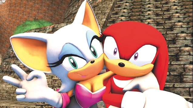 knuckles and rouge and sonic