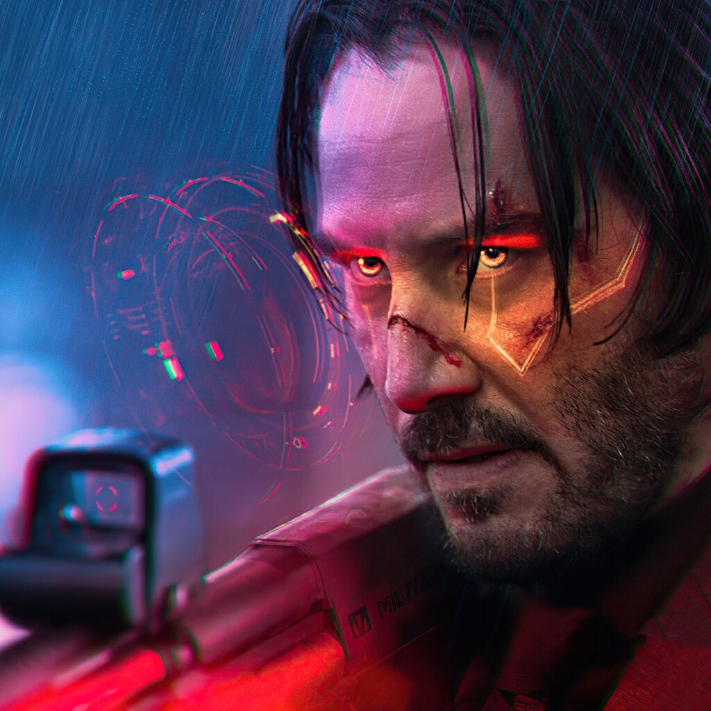 CyberPunk 4K Keanu Reeves Audio Responsive