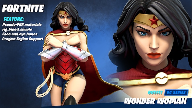 Steam Workshop::[FORTNITE] Wonder Woman [PBR Materials]