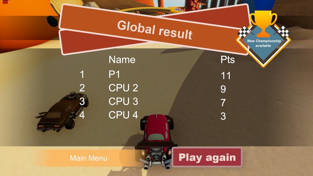 Steam Curator: split screen racing