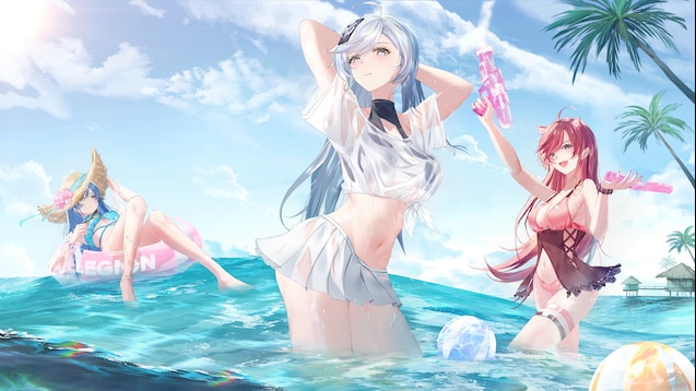 Steam Workshop::Anime Girls in Bikini (60 fps) (4k)