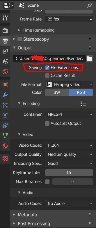 Steam Community :: Guide :: Exporting Render animation to MP4 in Blender 