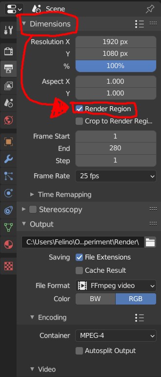 midt i intetsteds Roux brændstof Steam Community :: Guide :: Exporting Render animation to MP4 in Blender 2.9