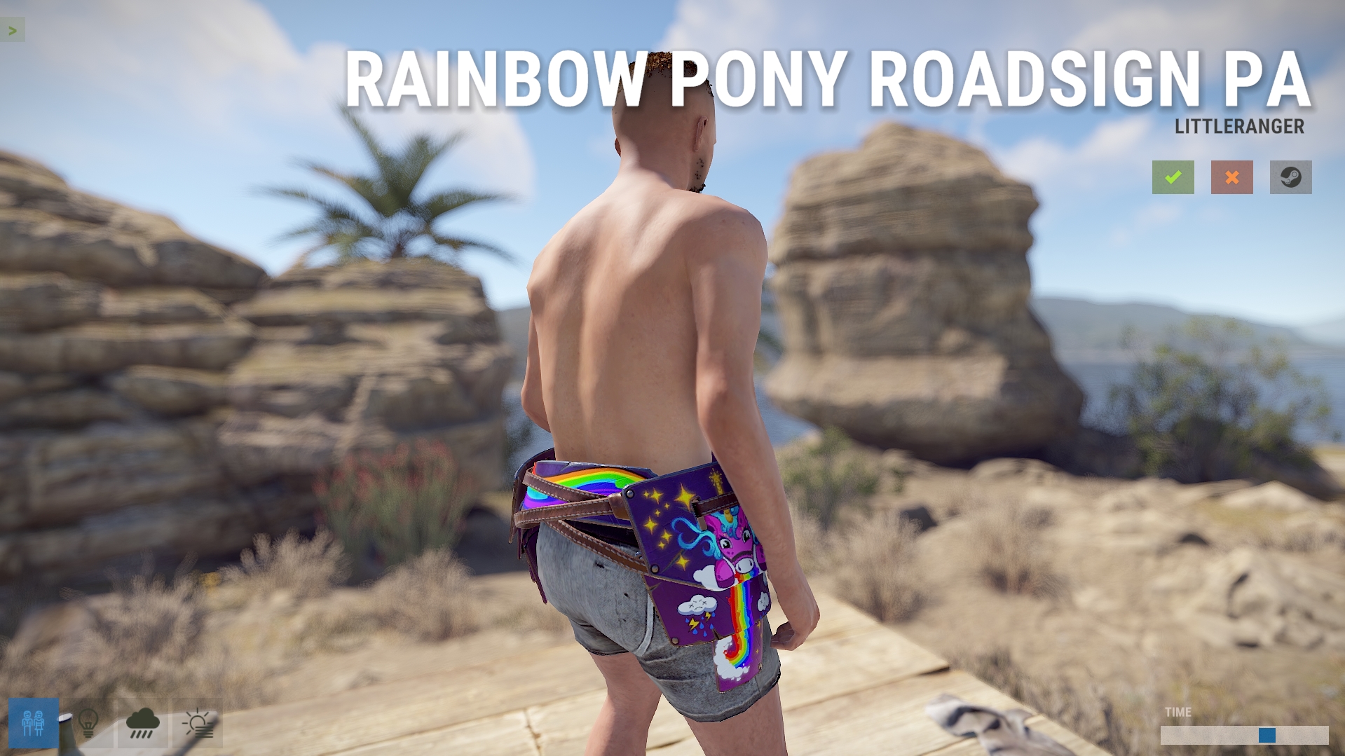 Rainbow Pony Roadsign Pants thumbnail 3