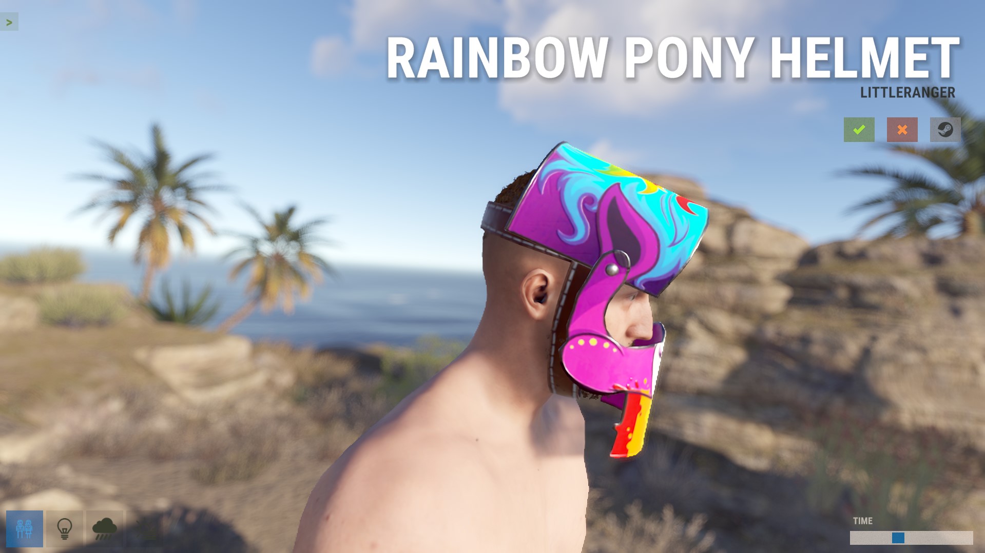 Rainbow Pony Helmet thumbnail 4