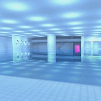 I added white tiled textures to my backrooms generator, it fits the poolroom  aesthetics even more! : r/poolrooms