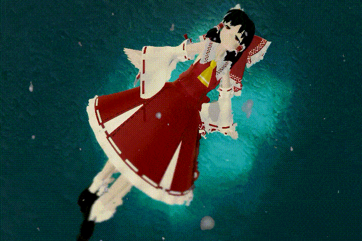 Steam Workshop 4k 60fps 博丽灵梦泡水动态壁纸3d