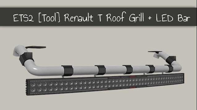 Steam Workshop::ETS2 [Tool] T Roof Grill + LED