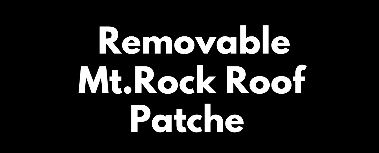 Steam 工作坊 1 3 Removable Mt Rock Roof Patche